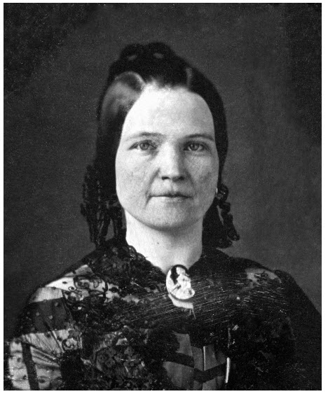 picture of Mary Todd Lincoln, wife of Abraham Lincoln. 1846-1847.
