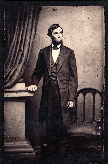 A Portrait of Abraham Lincoln in 1863