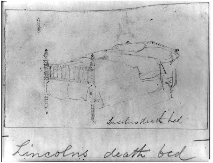 Abraham Lincoln's deathbed